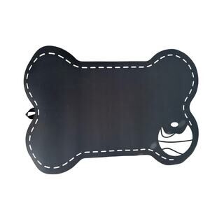 Bone-Shaped Non-Slip PVC Pet Feeding Mat